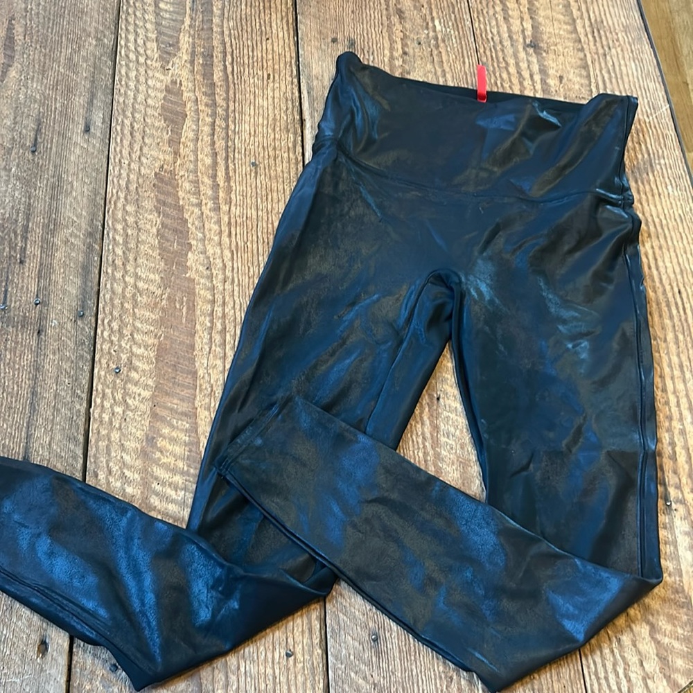 Spanx faux leather leggings - Picture 1 of 4